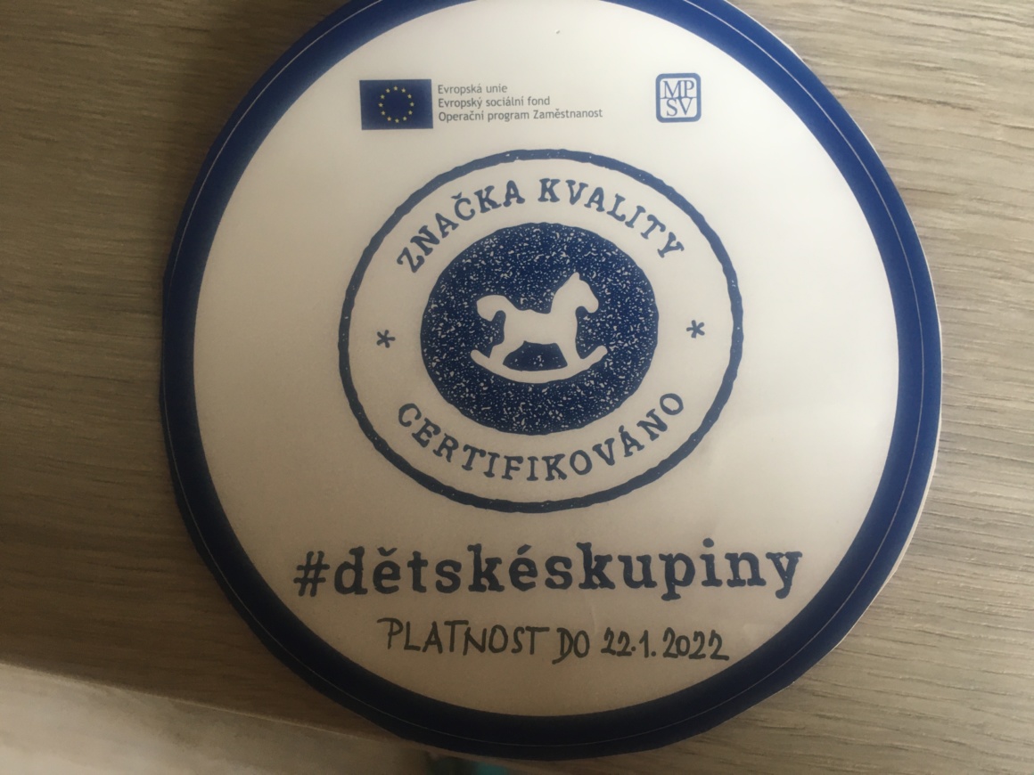 Audit značky kvality pro Mickeyho mikrojesle a školku, Dětskou skupinu z.s.