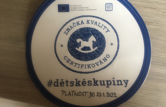 Audit značky kvality pro Mickeyho mikrojesle a školku, Dětskou skupinu z.s.